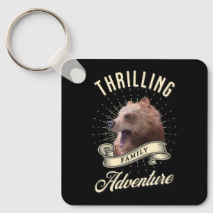 Llavero Emocionante Aventura Familiar Oso Salvaje