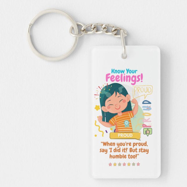 Llavero Emociones de Niños con Orgullo (Frente)