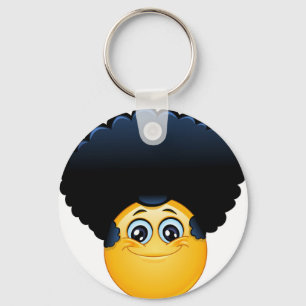 Llavero emoji afro