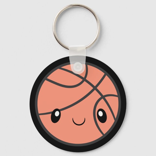 Llavero Emoji Baloncesto (Anverso)