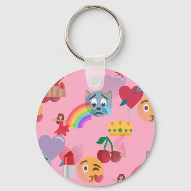 Llavero emoji chica (Anverso)