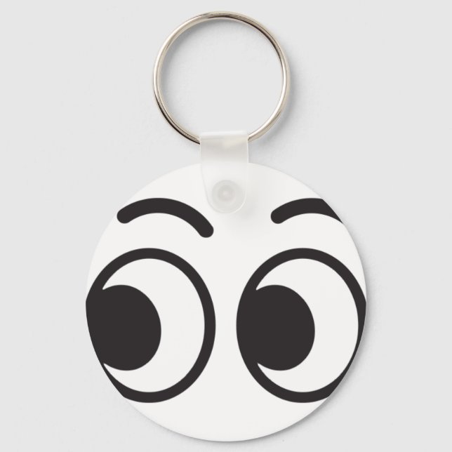 Llavero Emoji con aspecto de ojos (Anverso)
