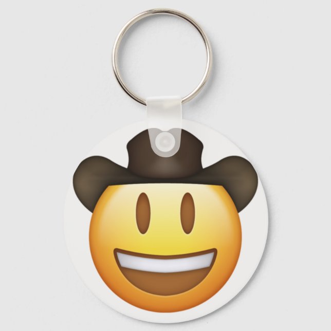 Llavero Emoji Cowboy (Anverso)