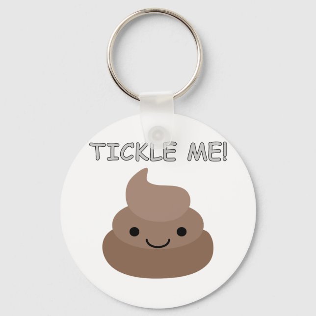 Llavero Emoji Cute Tickle Me Poop (Anverso)