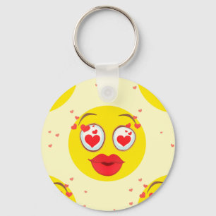 Llavero Emoji de beso de San Valentín
