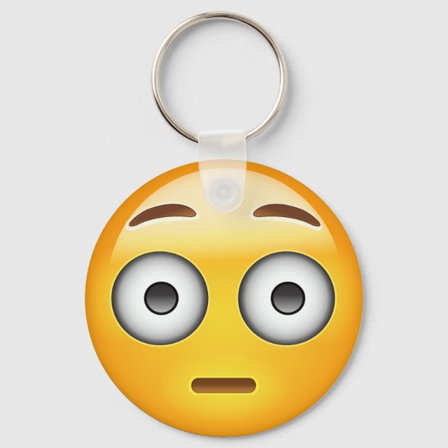 Llavero Emoji de cara rota (Anverso)