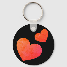 Llavero Emoji de Corazones Cutos