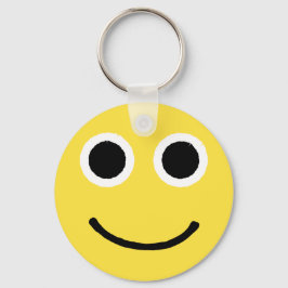 Llavero Emoji de Emoticon Sonriente Feliz Cara Amarillo