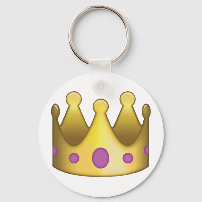 Llavero Emoji de la Corona (Anverso)
