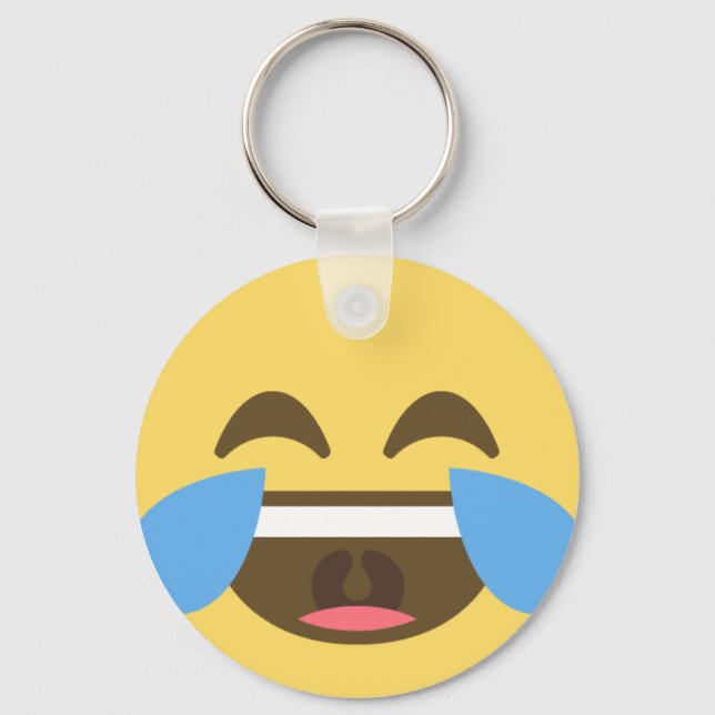 Llavero Emoji de Laugh Out (Anverso)