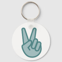 Emoji de mano de signo de paz de Guay
