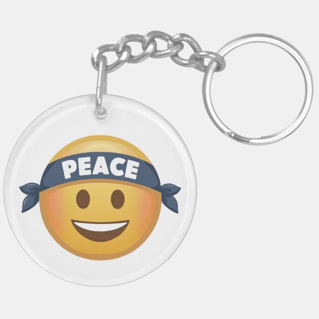 Llavero Emoji de Paz (Atrás Derecha)
