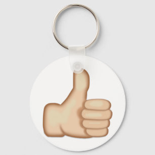 Llavero Emoji de Rótulo de Thumbs Up