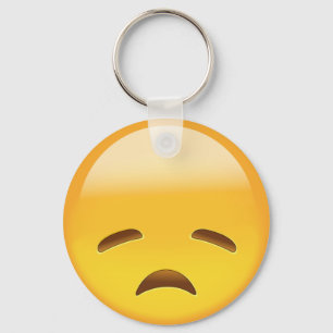 Llavero Emoji decepcionada de la cara