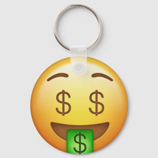 Llavero Emoji divertidísima de Money Mouth