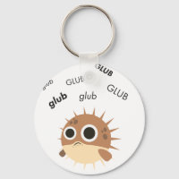 Emoji Glub Blowfish Cute