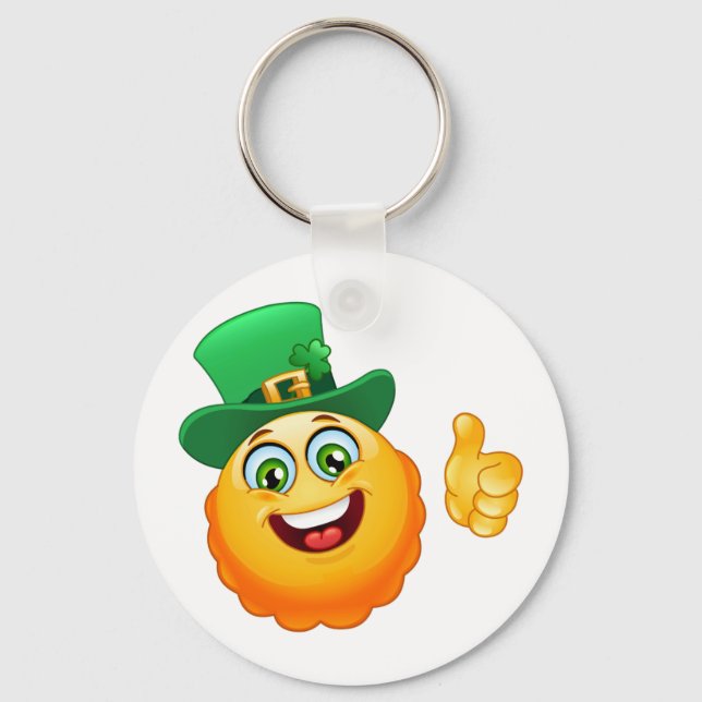 Llavero emoji leprechaun (Anverso)