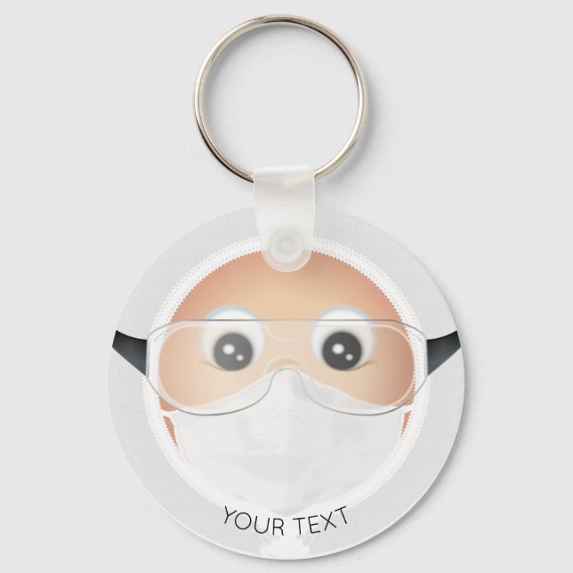 Llavero Emoji médica (Anverso)