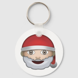 Llavero Emoji navideña de padre