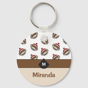 Llavero Emoji personalizada de monos de sonrisa grande
