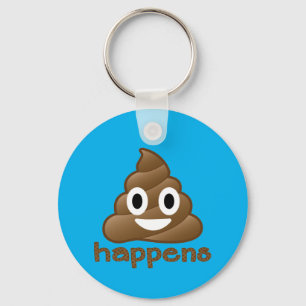 Llavero Emoji Poop Happens
