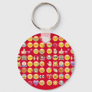 Llavero emoji roja