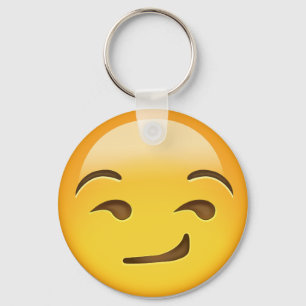 Llavero Emoji Smirking de la cara