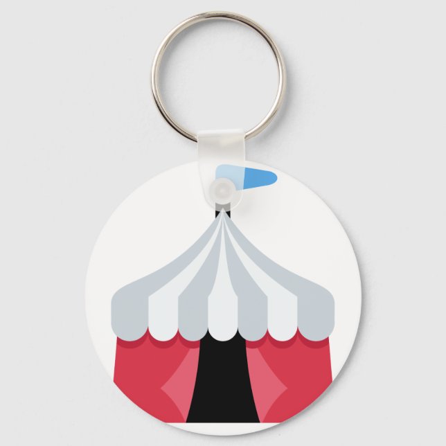 Llavero Emoji Twitter - Circus Tent (Anverso)