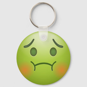 Llavero Emoji verde