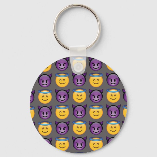 Llavero Emojis Angel & Devil (Anverso)