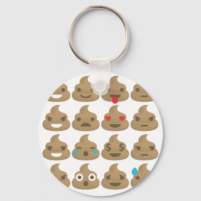 Llavero emojis de poop (Anverso)