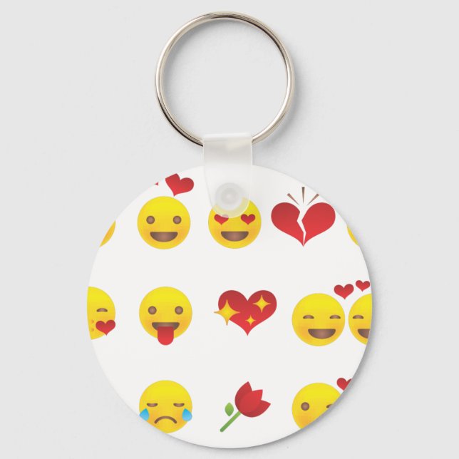 Llavero Emojis de San Valentín (Anverso)