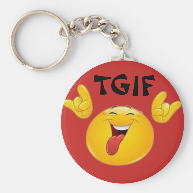 Llavero Emojis TGIF (Frente)