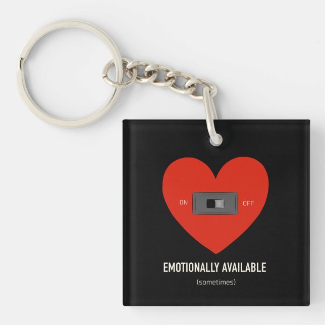 Llavero Emotionally available  (Frente)