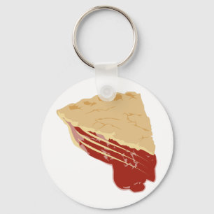 Llavero Empanada - rebanada de la cereza/de la fruta de la