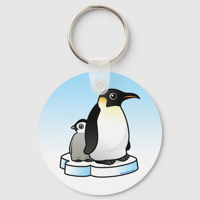 Llavero Emperador Pingüino con Chick (Anverso)