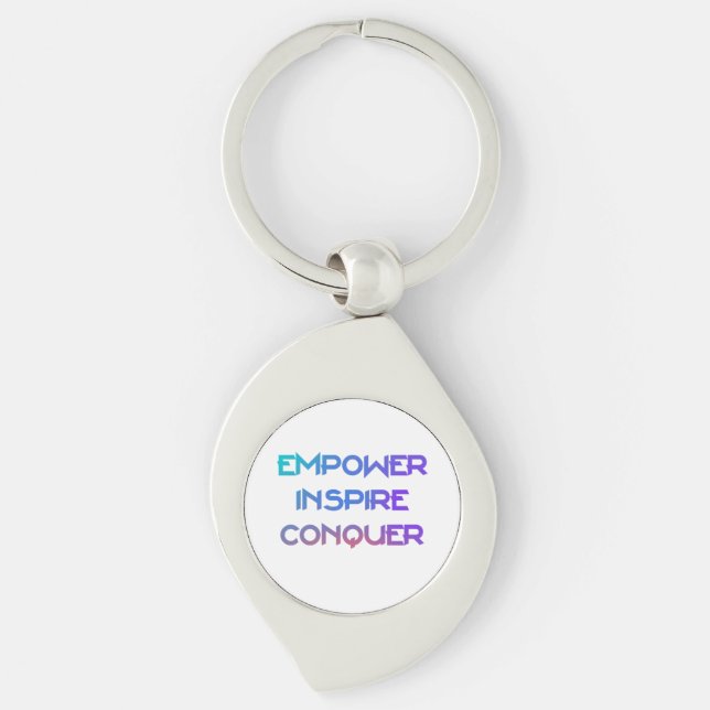 Llavero Empower Inspire Conquer (Anverso)
