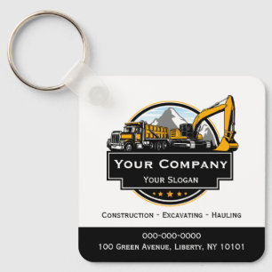 Llavero Empresa de construcción de equipo pesado profesion