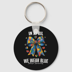 Llavero En Abril Usamos Azul Aceptamos Entender El Autismo