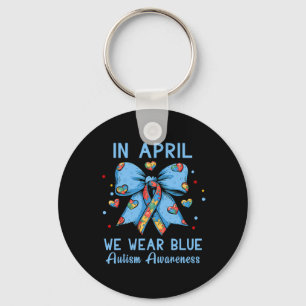 Llavero En Abril Usamos La Conciencia Del Autismo Azul Res