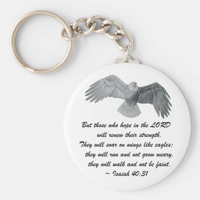 Llavero En alas como las Águilas - Es 40:31 (Frente)