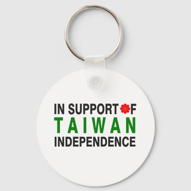 Llavero En apoyo de la independencia de Taiwán (Anverso)