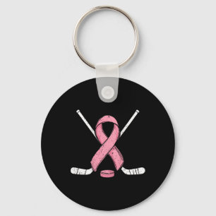 Llavero (en Ck) Mes del Cáncer de Mama en Hockey sobre Hie