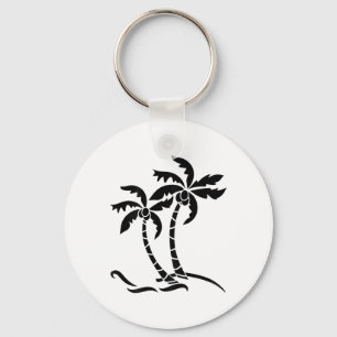 Llavero En Ck Palmas Tropicales Gráficas Vacaciones De Pla
