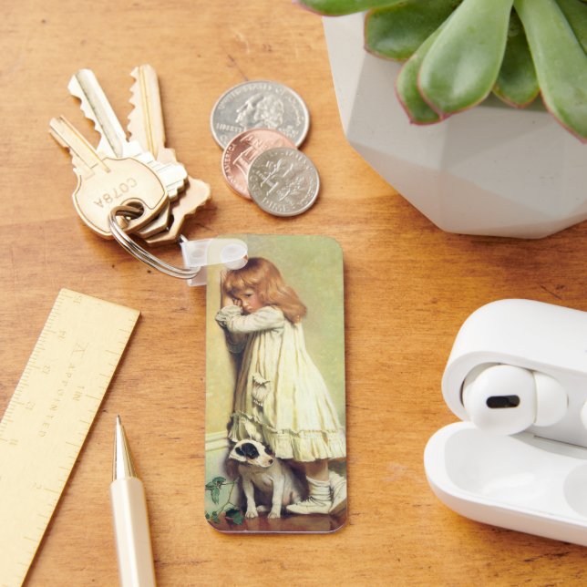 Llavero En desgracia por Charles Burton Barber, arte vinta (Escritorio )