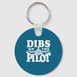 Llavero En Dibs Divertidos Piloto Humor Aviación