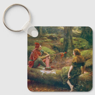 Llavero En el bosque de Arden, c. 1892 por John Collier
