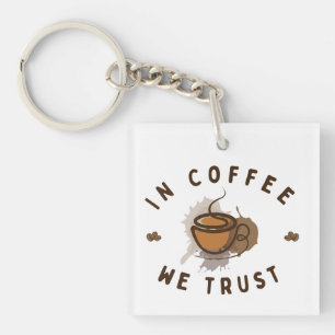 Llavero En el café confiamos divertido