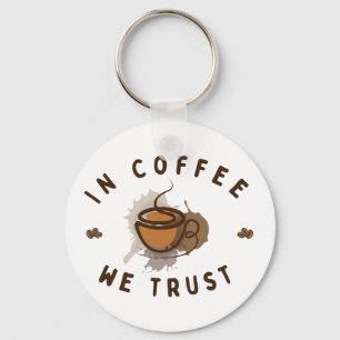 Llavero En el café confiamos divertido