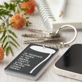 Llavero En el cielo no hay cerveza